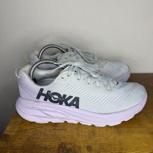 Hoka One One Rincon 3 Running Shoes Women's Size 10 B Grey Purple